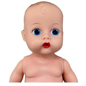 Vintage 1950s Vogue Ginette Baby Doll 8” Soft Vinyl Jointed Limbs Collectible